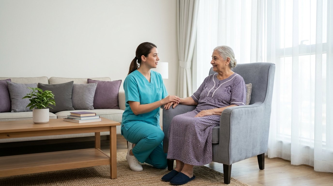 Receiving care in the comfort of home