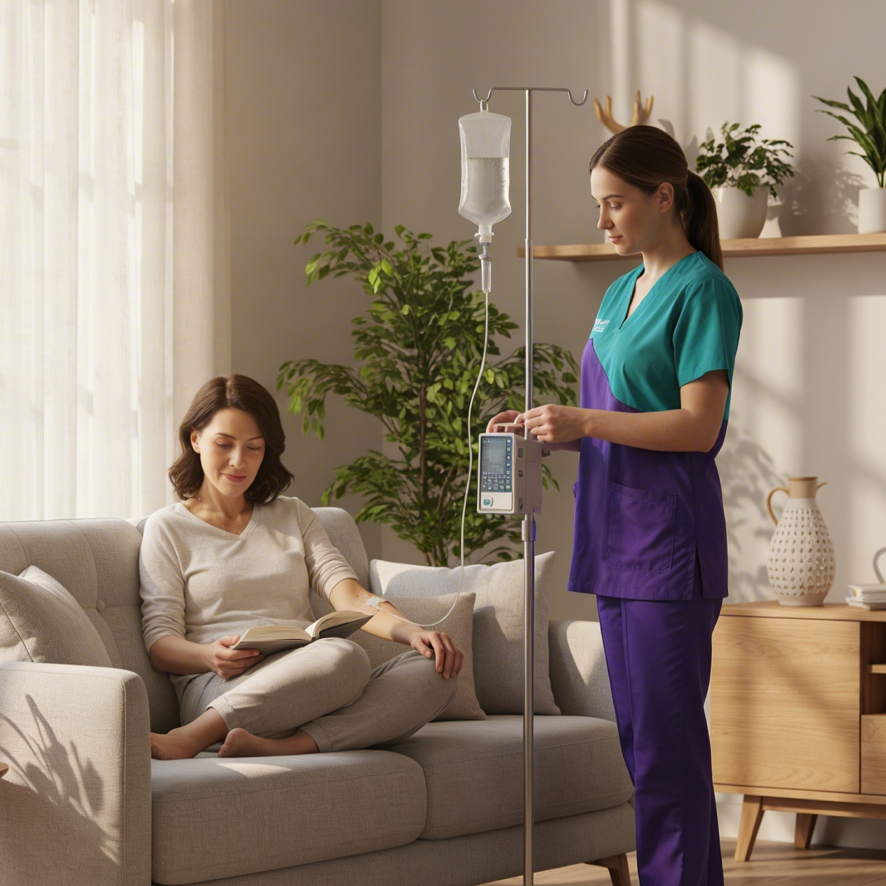 IV drip therapy at home